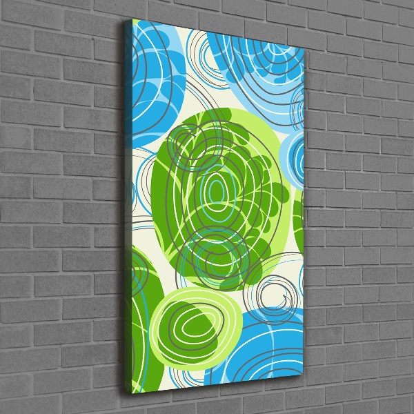 Quadro foto su tela verticale Astrazione