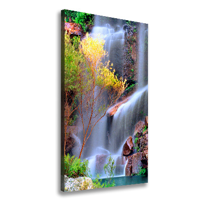 Quadro su tela canvas verticale Cascata
