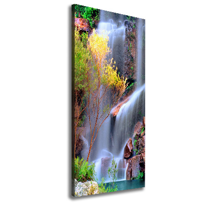 Quadro su tela canvas verticale Cascata