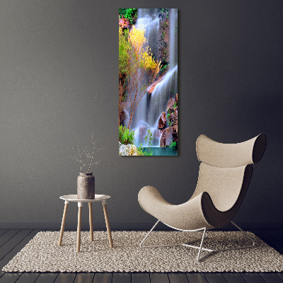 Quadro su tela canvas verticale Cascata