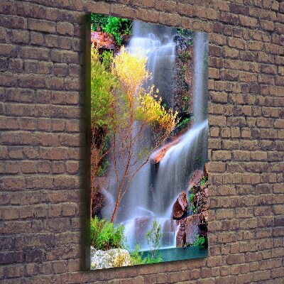 Quadro su tela canvas verticale Cascata