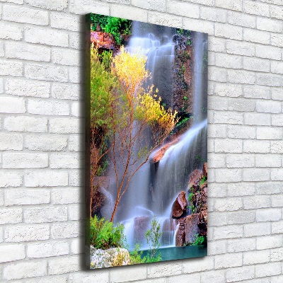 Quadro su tela canvas verticale Cascata