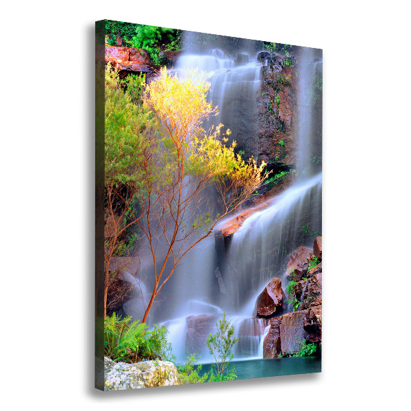 Quadro su tela canvas verticale Cascata