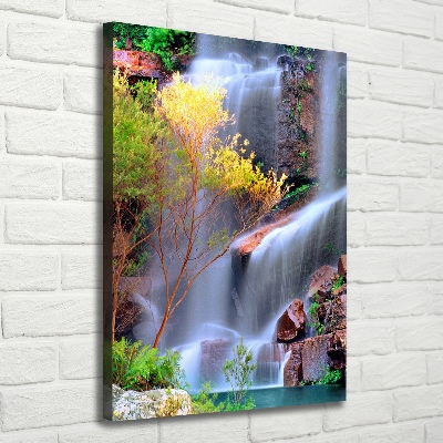 Quadro su tela canvas verticale Cascata
