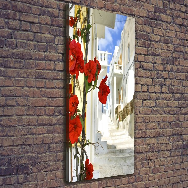 Quadro foto su tela verticale Mykonos, Grecia