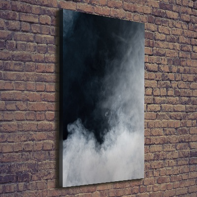 Stampa quadro su tela verticale Fumo bianco