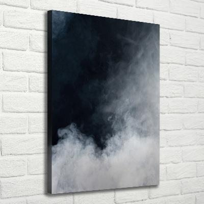 Stampa quadro su tela verticale Fumo bianco