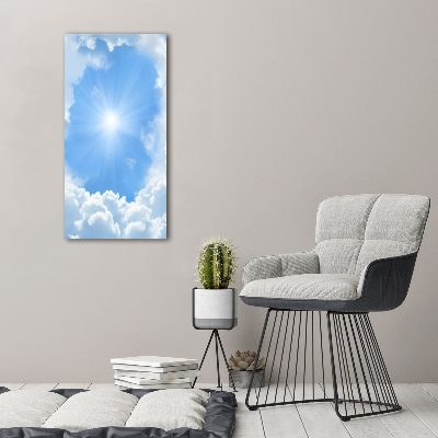 Quadro su tela canvas verticale Nuvole nel cielo