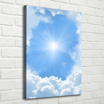 Quadro su tela canvas verticale Nuvole nel cielo