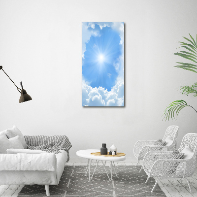 Quadro su tela canvas verticale Nuvole nel cielo