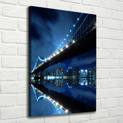 Quadro su tela canvas verticale Manhattan, New York
