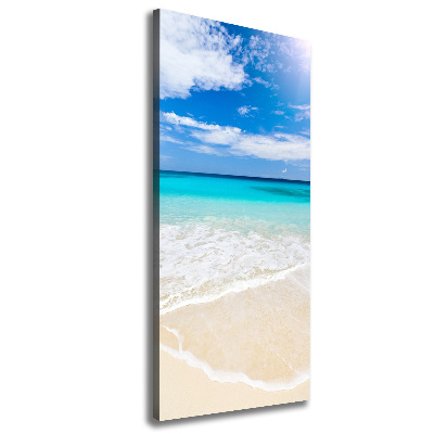 Quadro su tela canvas verticale Spiaggia tropicale