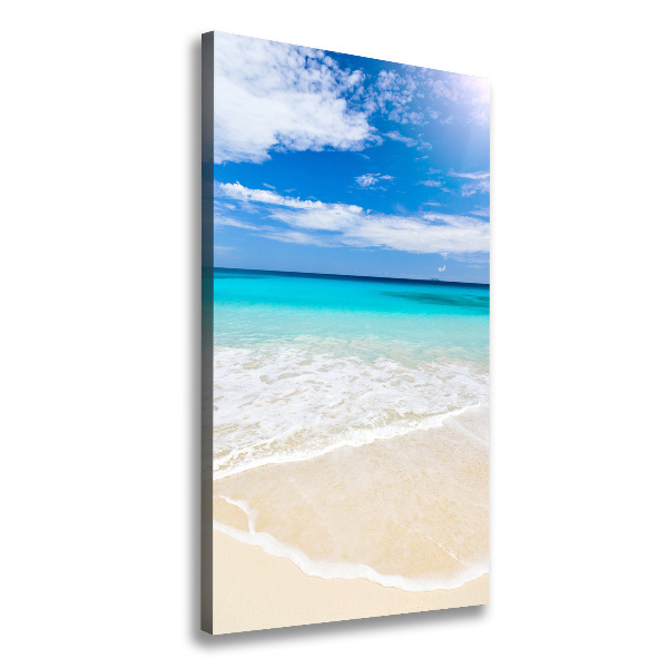 Quadro su tela canvas verticale Spiaggia tropicale