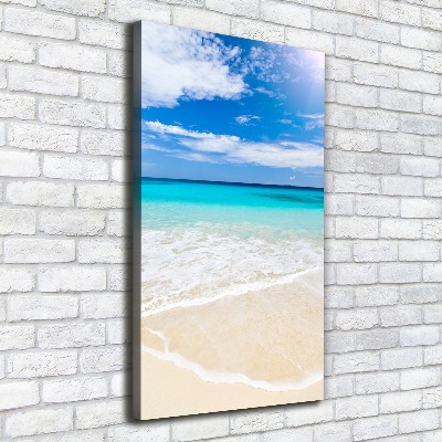 Quadro su tela canvas verticale Spiaggia tropicale