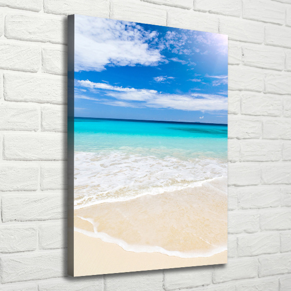 Quadro su tela canvas verticale Spiaggia tropicale