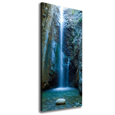 Quadro su tela canvas verticale Cascata