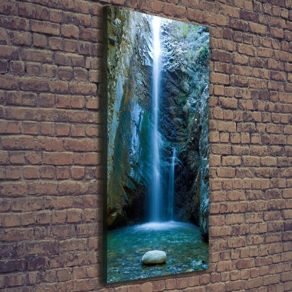 Quadro su tela canvas verticale Cascata
