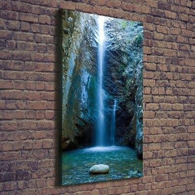 Quadro su tela canvas verticale Cascata