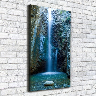 Quadro su tela canvas verticale Cascata