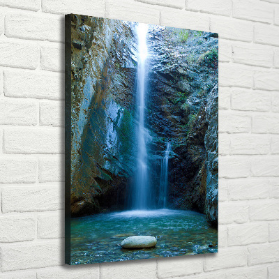 Quadro su tela canvas verticale Cascata
