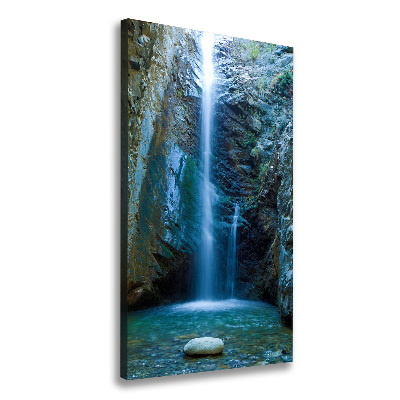 Quadro su tela canvas verticale Cascata