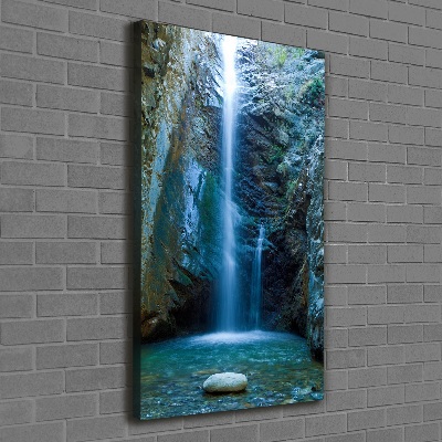 Quadro su tela canvas verticale Cascata