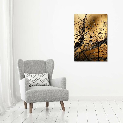 Stampa quadro su tela verticale Semi di tarassaco