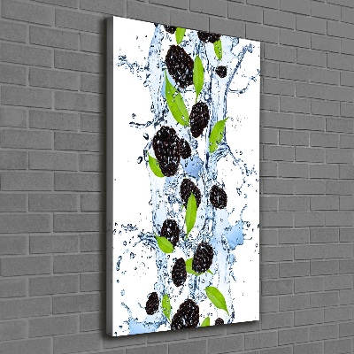 Quadro su tela canvas verticale More e acqua