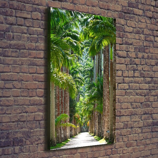 Stampa quadro su tela verticale Palme