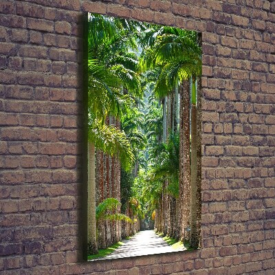 Stampa quadro su tela verticale Palme
