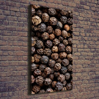 Stampa quadro su tela verticale Grani di pepe