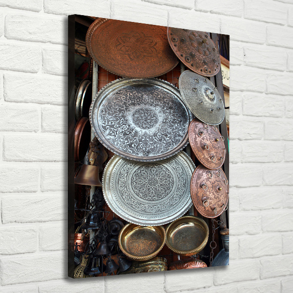 Quadro su tela canvas verticale Bazar di Damasco