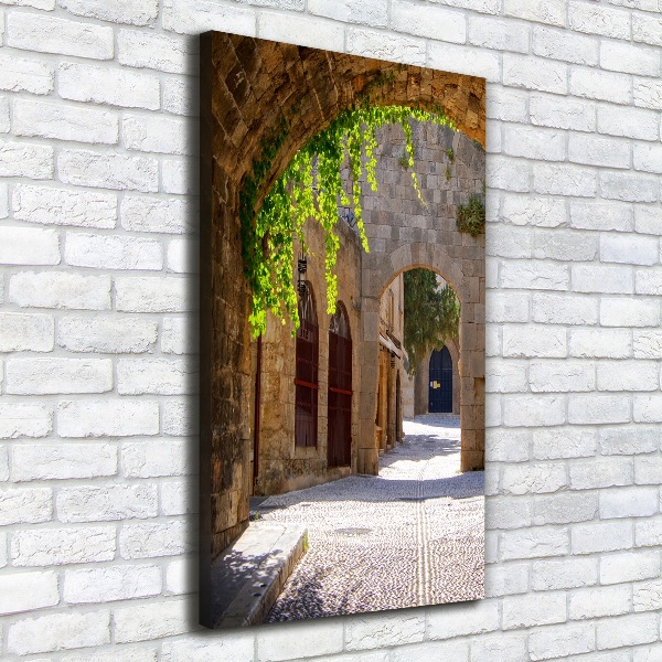 Quadro su tela canvas verticale Strade incantevoli