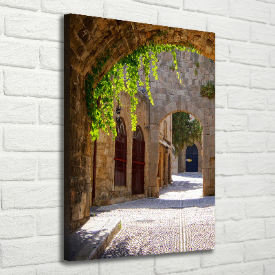 Quadro su tela canvas verticale Strade incantevoli