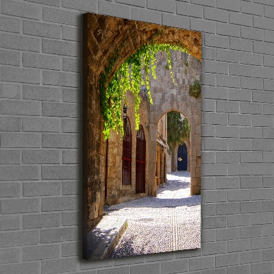 Quadro su tela canvas verticale Strade incantevoli