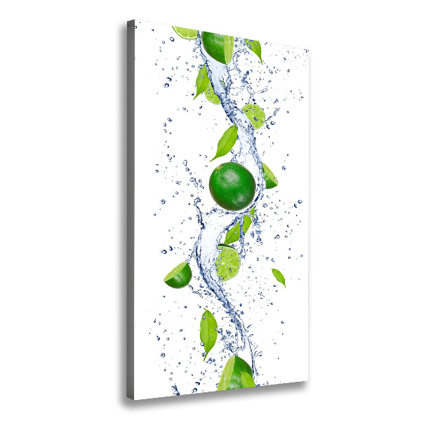 Quadro su tela canvas verticale Lime