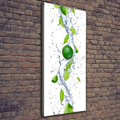 Quadro su tela canvas verticale Lime