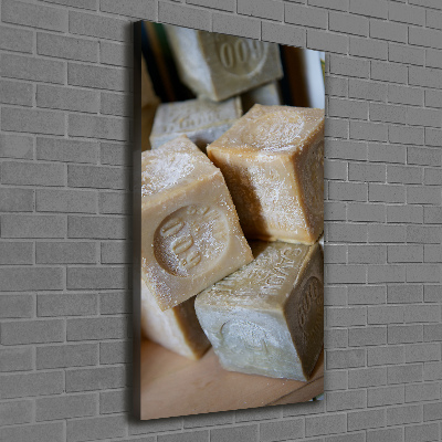 Stampa quadro su tela verticale Sapone