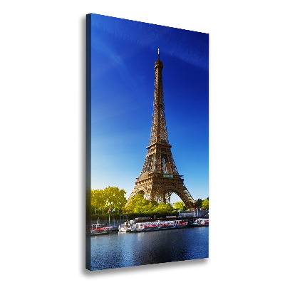 Quadro foto su tela verticale Torre Eiffel Parigi