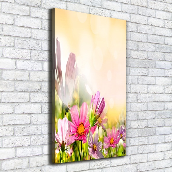 Quadro su tela canvas verticale Fiori selvatici