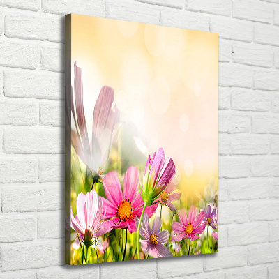 Quadro su tela canvas verticale Fiori selvatici