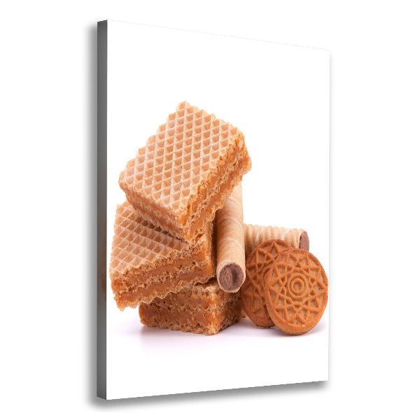 Quadro foto su tela verticale Biscotti