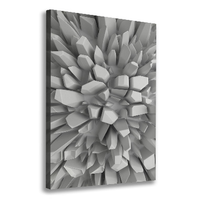 Quadro su tela canvas verticale Astrazione 3D