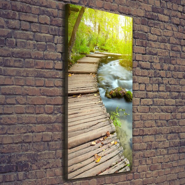 Quadro su tela canvas verticale Sentiero nella foresta