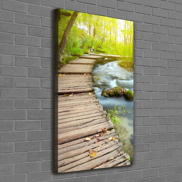 Quadro su tela canvas verticale Sentiero nella foresta