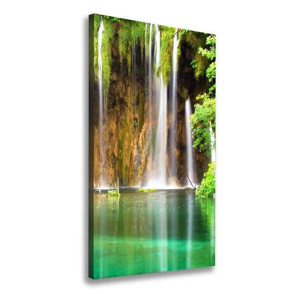 Stampa quadro su tela verticale Laghi di Plitvice