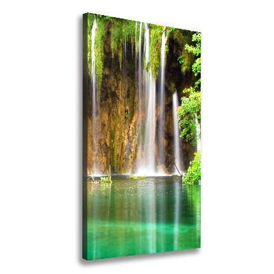 Stampa quadro su tela verticale Laghi di Plitvice