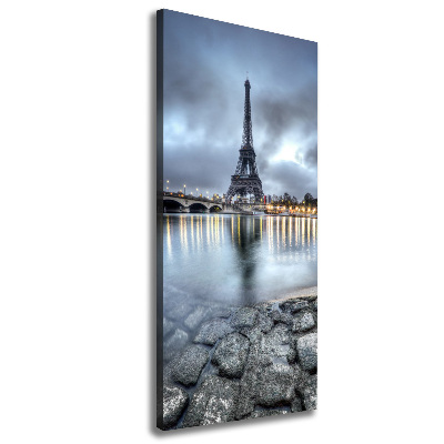 Quadro su tela canvas verticale Torre Eiffel Parigi