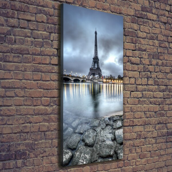 Quadro su tela canvas verticale Torre Eiffel Parigi