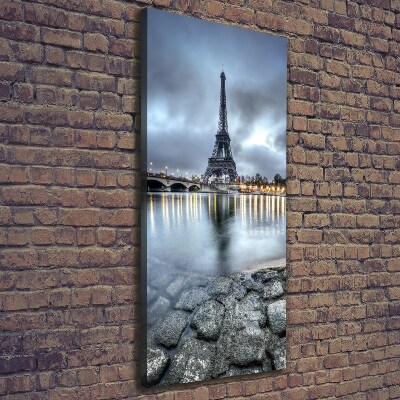 Quadro su tela canvas verticale Torre Eiffel Parigi